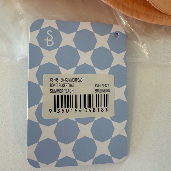 NWT I Solbari Women’s Peach Bucket Hat I Size S/M - Picture 11 of 12